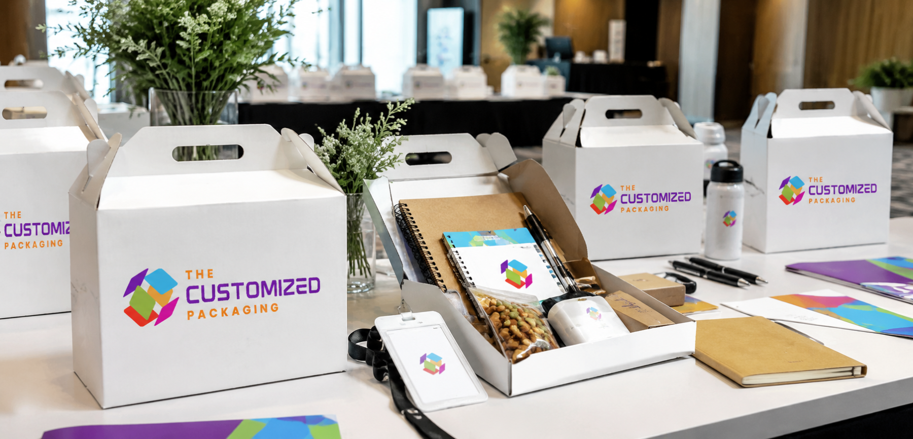 White Corrugated Gift Boxes